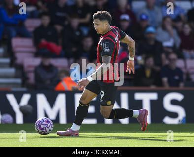 Bournemouth, Royaume-Uni. 13 septembre 2025. Bournemouth, Angleterre, 13 septembre 2025 : Evanilson de Bournemouth lors du match de premier League entre Bournemouth et Brighton au Vitality Stadium de Bournemouth, en Angleterre. Crédit : SPP Sport Press photo. /Alamy Live News Banque D'Images
