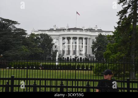 WASHINGTON d C/District of Columbia/USA./ 04 mai. 2019/ touristes visitant la Maison Blanche 16ème pennsylvanie maison du président de Unted Stats of America dans la capitale américaine Washington DC États-Unis d'Amérique. (Photo..Francis Dean / DeanPictures. Banque D'Images