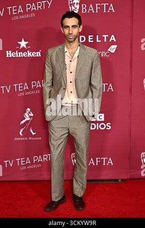 Beverly Hills, États-Unis. 13 septembre 2025. Blake Berris arrive à la soirée de thé télévisée BAFTA North Americas qui se tient au Maybourne Beverly Hills le 13 septembre 2025 à Beverly Hills, CA. © Starbuck/ Credit : AFF/Alamy Live News Banque D'Images