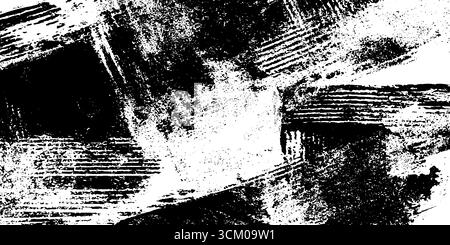 Texture de marqueur rugueuse sans couture avec des lignes qui se chevauchent pour un design créatif. Illustration de Vecteur