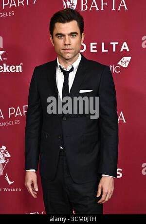 Beverly Hills, États-Unis. 13 septembre 2025. Patrick Ball arrive à la soirée de thé télévisée BAFTA North Americas qui se tient au Maybourne Beverly Hills le 13 septembre 2025 à Beverly Hills, CA. © Starbuck/ Credit : AFF/Alamy Live News Banque D'Images
