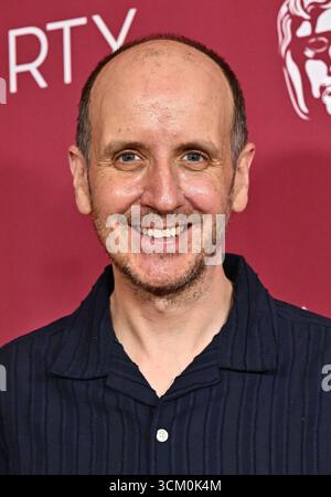 Beverly Hills, États-Unis. 13 septembre 2025. Jack Thorne arrive à la soirée de thé télévisée BAFTA North Americas qui se tient au Maybourne Beverly Hills le 13 septembre 2025 à Beverly Hills, CA. © Starbuck/ Credit : AFF/Alamy Live News Banque D'Images