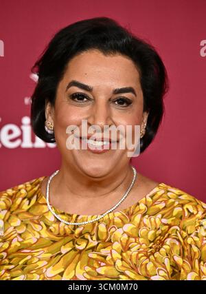 Beverly Hills, États-Unis. 13 septembre 2025. Simran Baidwan arrive à la soirée de thé télévisée BAFTA North Americas qui se tient au Maybourne Beverly Hills le 13 septembre 2025 à Beverly Hills, CA. © Starbuck/ Credit : AFF/Alamy Live News Banque D'Images