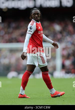Londres, Royaume-Uni. 13 septembre 2025. Eberechi Eze d'Arsenal lors du match Arsenal vs Nottingham Forest premier League à l'Emirates Stadium, Londres. Le crédit photo devrait se lire comme suit : David Klein/Sportimage crédit : Sportimage Ltd/Alamy Live News Banque D'Images