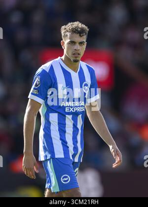 Bournemouth, Royaume-Uni. 13 septembre 2025. Bournemouth, Angleterre, 13 septembre 2025 : Yasin Ayari de Brighton & Hove Albion lors du match de premier League entre Bournemouth et Brighton au Vitality Stadium de Bournemouth, en Angleterre. Crédit : SPP Sport Press photo. /Alamy Live News Banque D'Images