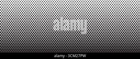 Répétition du motif de formes de cote. Fond de losange avec effet demi-ton délavé. Texture mosaïque géométrique simple. Imprimé rhombique avec ornement dégradé Illustration de Vecteur