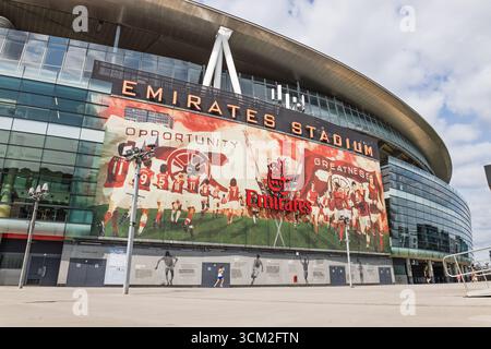 Emirates Stadium, stade de l'Arsenal FC. Londres, Royaume-Uni, 18 août 2024 Banque D'Images