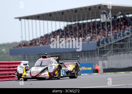 Towcester, Royaume-Uni. 14 septembre 2025. [48]/VDS PANIS RACING/ORECA 07 - Gibson/Oliver GRAY (GBR)/Charles MILESI (FRA)/Esteban MASSON (FRA) action le dimanche 14 septembre 2025 lors de la European le Mans Series, Goodyear 4 heures de Silverstone 2025 sur le circuit de Silverstone, Royaume-Uni. (Crédit : Rob Gray/Alamy Live News Banque D'Images