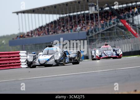 Towcester, Royaume-Uni. 14 septembre 2025. [47]/CLX MOTORSPORT/ORECA 07 - Gibson/Manuel ESPêRITO SANTO (POR)/Enzo FITTIPALDI (BRA) action le dimanche 14 septembre 2025 lors des European le Mans Series, Goodyear 4 heures de Silverstone 2025 sur le circuit de Silverstone, Royaume-Uni. (Crédit : Rob Gray/Alamy Live News Banque D'Images
