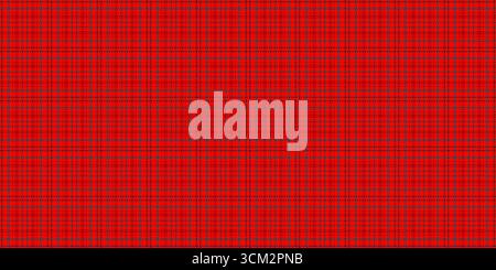 Texture de fond textile supérieure, motif vecteur d'ethnicité plaid. Tartan sans couture à carreaux de tissu vintage dans une palette de couleurs rouge et grise. Illustration de Vecteur