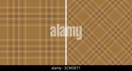 Les motifs plaid classiques témoignent d'une élégance intemporelle. Deux variantes offrent des applications polyvalentes pour la conception textile, les arrière-plans et les projets créatifs. Illustration de Vecteur