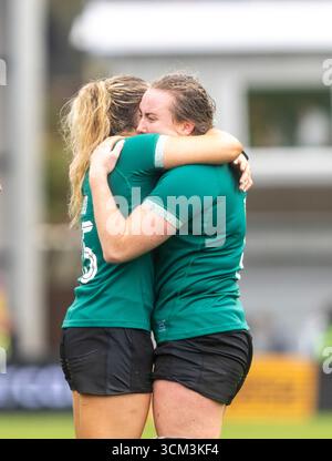 Consoles Stacey Flood Irlande Fiona tuite France Women v Ireland Women Women Women Rugby World Cup Pool d Sandy Park Exeter Sunday14,September,2025Sandy Park ,Copyright Martin Edwards/Alamy Live News tous droits réservés. Image protégée par les lois internationales sur les droits d'auteur crédit : Martin Edwards/Alamy Live News Banque D'Images