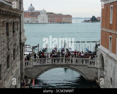 Venise, Italie 9 octobre 2019 : Venise est une ville du nord-est de l'Italie et la capitale de la région de Vénétie Banque D'Images