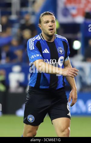 Montréal, Ciudad de Mexico, Canada. 13 septembre 2025. Samuel Piette #6 de CF Montréal impact regarde lors du match de la Ligue majeure de soccer entre CF Montréal impact et Louis City SC au stade Saputo. Le 13 septembre 2025 à Montréal, Canada. (Crédit image : © Horacio Zamora Rios/eyepix via ZUMA Press Wire) USAGE ÉDITORIAL SEULEMENT ! Non destiné à UN USAGE commercial ! Banque D'Images