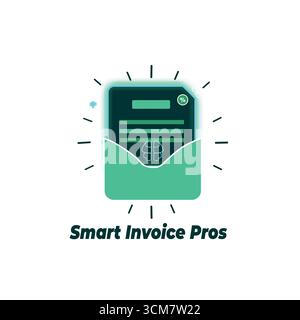 Tableau de bord du logiciel de facturation professionnel Smart Invoice Pro Illustration de Vecteur