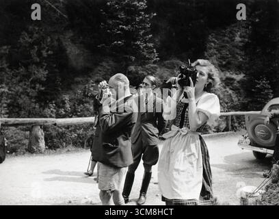 Tournage d'EVA Braun - fin des années 1930 Banque D'Images