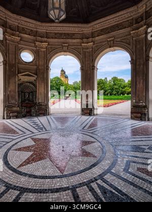 Temple Diana dans le Hofgarten à Munich Banque D'Images