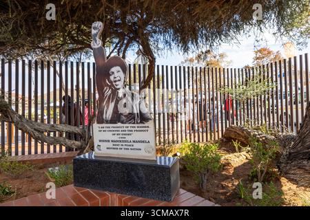 Afrique du Sud - août 9,2025 ; Nelson Mandela's House - une maison historique à Soweto, symbole de la lutte contre l'apartheid. Banque D'Images