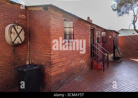 Maison de Nelson Mandela - une maison historique à Soweto, symbole de la lutte contre l'apartheid, 9 août 2025. Banque D'Images