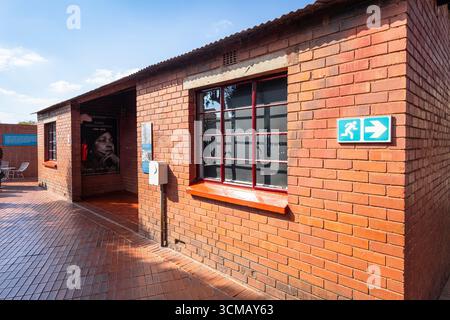 Nelson Mandela's House - une maison historique à Soweto, symbole de la lutte contre l'apartheid, 9 août 2025. Banque D'Images