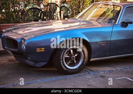 Détails de la Classic American Auto Banque D'Images