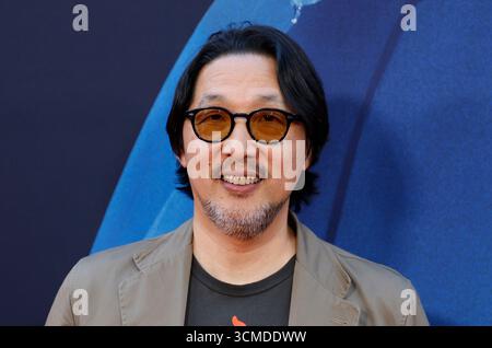 New York, États-Unis. 15 septembre 2025. Kogonada Signs arrive sur le tapis rouge lors de la première de 'A Big Bold Beautiful Journey' New York au AMC Lincoln Square Theater le lundi 15 septembre 2025 à New York City photo par John Angelillo/UPI crédit : UPI/Alamy Live News Banque D'Images