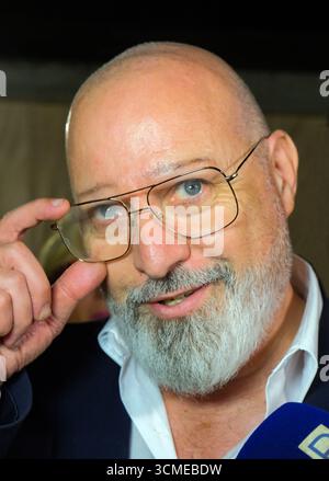 Turin, Italie. 16 septembre 2025. Stefano Bonaccini de Turin clôture le Festival de l'unité. Crédit : Agence photo indépendante/Alamy Live News Banque D'Images