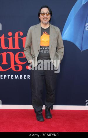 New York, NY, États-Unis. 15 septembre 2025. Kogonada à 'A Big Bold Beautiful Journey' New York première au AMC Lincoln Square Theater le 15 septembre 2025 à New York. Crédit : RW/Media Punch/Alamy Live News Banque D'Images