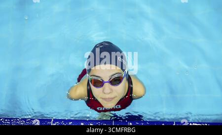 Nageurs paralympiques. Personnes handicapées, Gaziantep, Gaziantep, Tuerkiye Banque D'Images