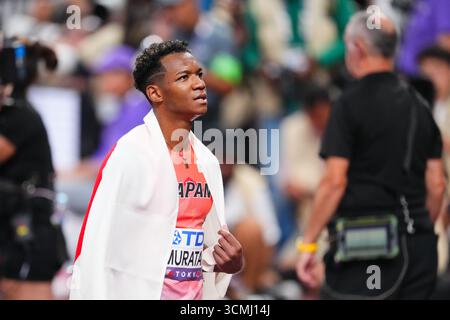 Tokyo, Japon. 16 septembre 2025. Rachid Muratake (JPN) Athlétisme : Championnats du monde d'athlétisme Tokyo 2025 finale masculine de 110mH au stade national de Tokyo, Japon . Crédit : AFLO SPORT/Alamy Live News Banque D'Images