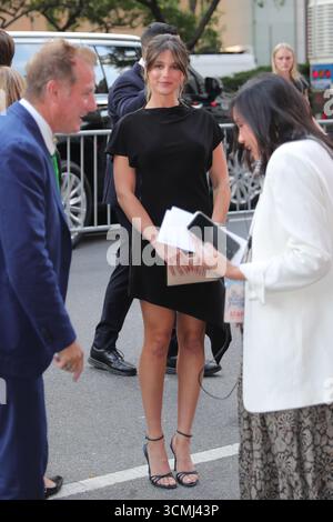 New York, États-Unis. 15 septembre 2025. Lucy Thomas assiste à la première New-yorkaise de A Big Bold Beautiful Journey au AMC Lincoln Square Theater à New York, États-Unis, le 15 septembre 2025. L'événement tapis rouge accueille les acteurs, les cinéastes et les invités spéciaux, marquant la sortie très attendue du film avec une célébration glamour de Manhattan. (Photo : Giada Papini Rampelotto/EuropaNewswire/NurPhoto) crédit : NurPhoto SRL/Alamy Live News Banque D'Images