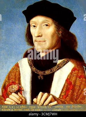 ROI HENRI VII (1457-1509) EN 1505. Il était le père de Henry VIII Banque D'Images