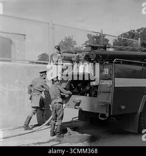 Camion de pompiers Gama 70006 rare, parfait état (Neuf avec emballage d