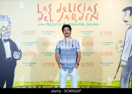 Pablo Colomo a assisté à 'Las delicias del Jardín' Photocall à l'Hôtel Urso le 16 septembre 2025 à Madrid, Espagne. Banque D'Images