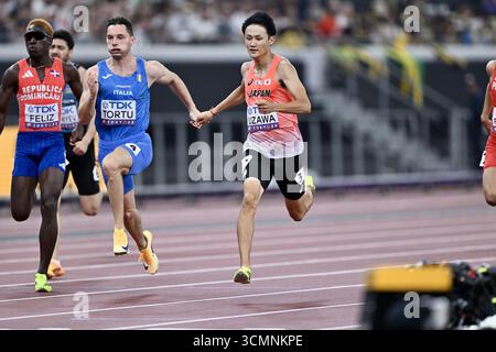 Tokyo, Japon. Crédit : MATSUO. 17 septembre 2025. Towa Uzawa (JPN) Athlétisme : Championnats du monde d'athlétisme Tokyo 200 m au stade national de Tokyo, Japon. Crédit : MATSUO .K/AFLO SPORT/Alamy Live News Banque D'Images