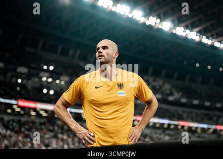 Tokio, Japon. 17 septembre 2025. Julian Weber (Speerwurf Maenner, USC Mainz), JPN, Leichtathletik, Athlétisme, championnats du monde d'athlétisme 2025, Weltmeisterschaft 2025, Tokio 2025, 17.09.2025, Foto : Eibner-Pressefoto/Stefan Mayer crédit : dpa/Alamy Live News Banque D'Images