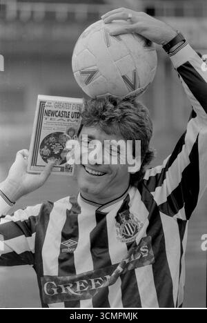 Kevin Keegan lance sa vidéo VHS Kevin Keegan's All Time Greatest Newcastle United Team à St James' Park Banque D'Images