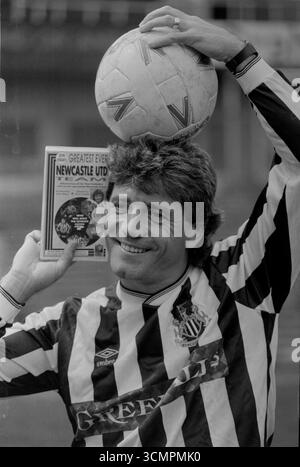 Kevin Keegan lance sa vidéo VHS Kevin Keegan's All Time Greatest Newcastle United Team à St James' Park Banque D'Images