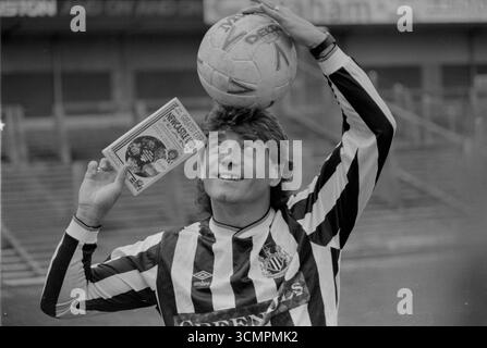 Kevin Keegan lance sa vidéo VHS Kevin Keegan's All Time Greatest Newcastle United Team à St James' Park Banque D'Images
