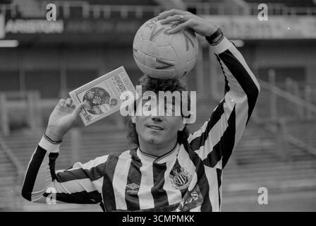 Kevin Keegan lance sa vidéo VHS Kevin Keegan's All Time Greatest Newcastle United Team à St James' Park Banque D'Images