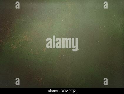 Fond texturé vert et marron créant une atmosphère de humeur changeante, fond vide avec de l'espace pour le texte Banque D'Images