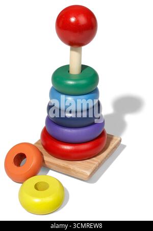 Jouet sur fond blanc Banque D'Images