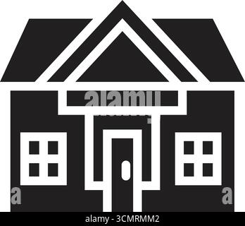 Icône de maison Silhouette Illustration de Vecteur