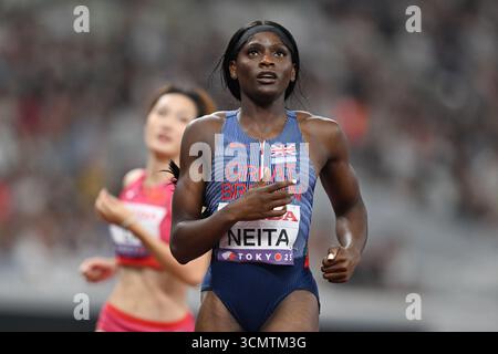 Tokyo, Japon. Crédit : MATSUO. 17 septembre 2025. Daryll NEITA (GBR) Athletics : Championnats du monde d'athlétisme féminin Tokyo 200m Heat au stade national de Tokyo, Japon. Crédit : MATSUO .K/AFLO SPORT/Alamy Live News Banque D'Images
