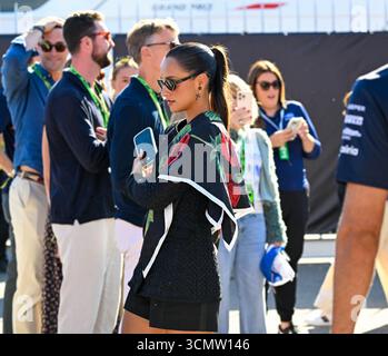 ItalianGP GP F1 2025 le 7 septembre 2025 à Monza, Italie - formule 1 Alexandra Saint mleux Ferrari Banque D'Images