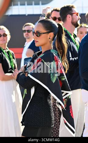 ItalianGP GP F1 2025 le 7 septembre 2025 à Monza, Italie - formule 1 Alexandra Saint mleux Ferrari Banque D'Images