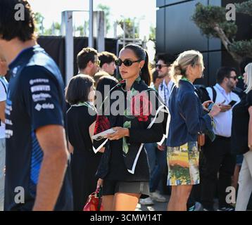 ItalianGP GP F1 2025 le 7 septembre 2025 à Monza, Italie - formule 1 Alexandra Saint mleux Ferrari Banque D'Images
