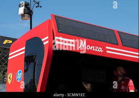 ItalianGP GP F1 2025 le 7 septembre 2025 à Monza, Italie - formule 1 Ferrari Ferrari Banque D'Images