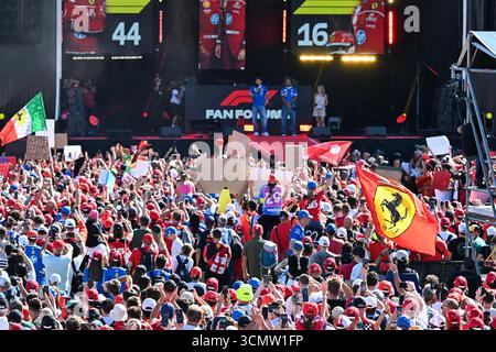 ItalianGP GP F1 2025 le 7 septembre 2025 à Monza, Italie - Formula 1 Fanzone Monza Banque D'Images