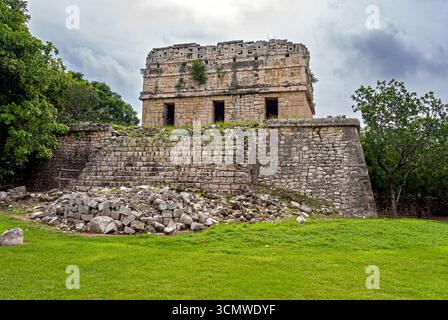 Visite de Chichen Itzá, site archéologique maya, Yucatán, Mexique Banque D'Images